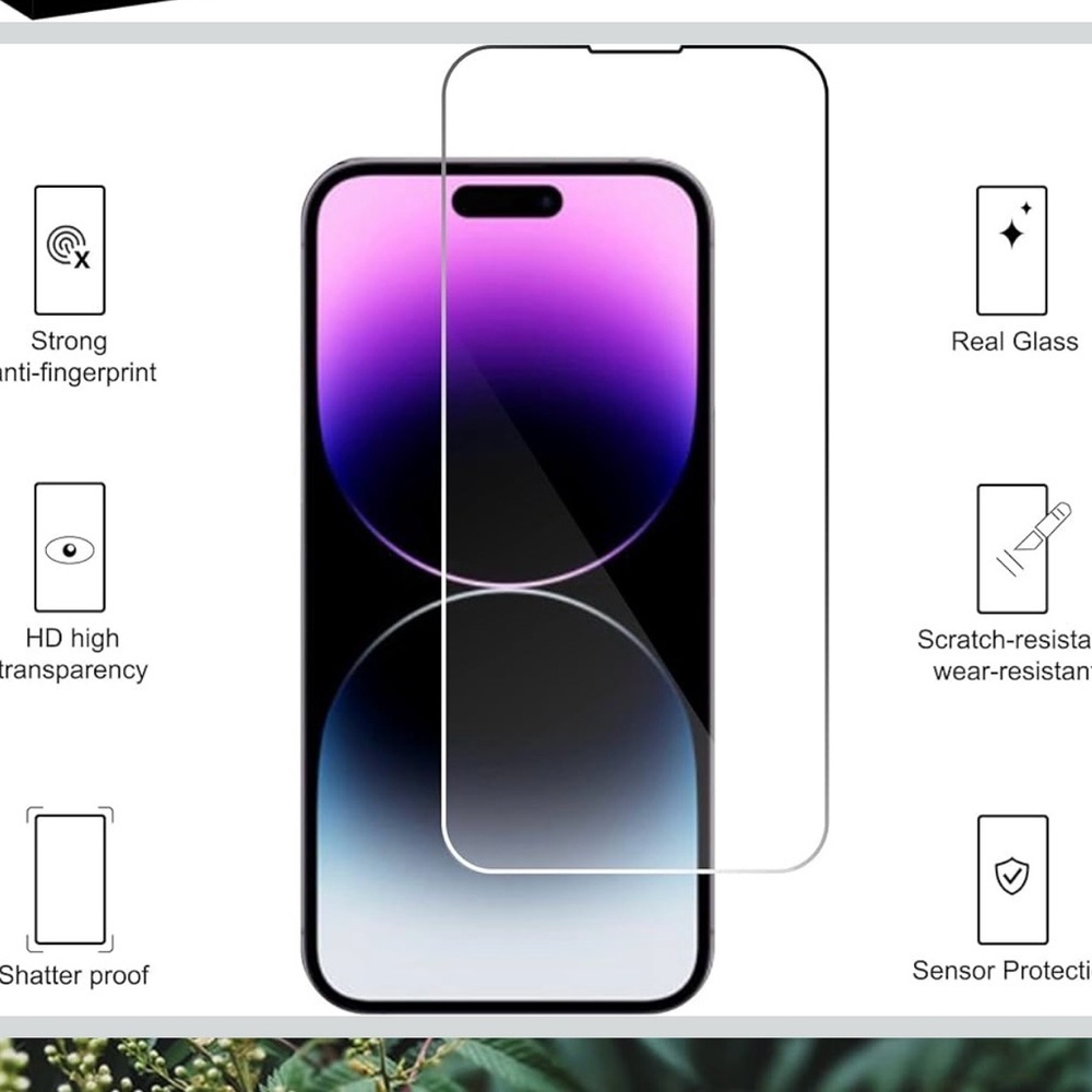Ailun Tempered 3 Pack Glass Screen Protector - IPhone 14 ProMax 6.7 - Picture 5 of 7